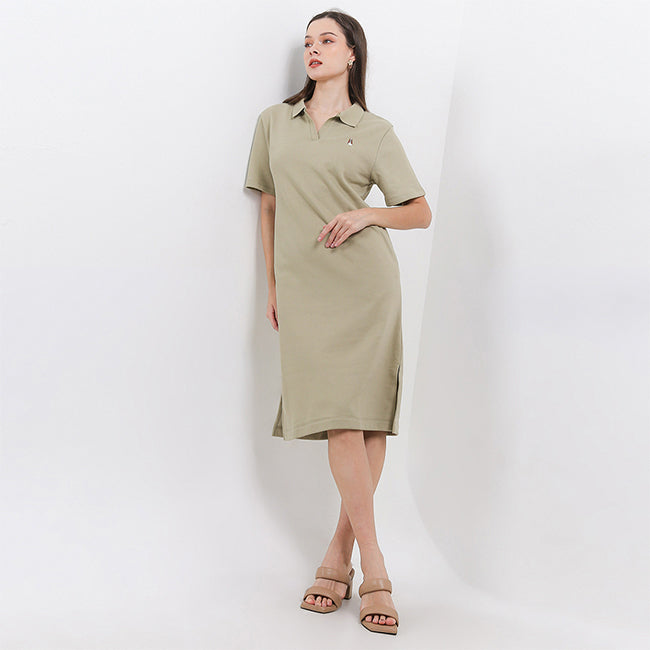 Hush Puppies Pakaian Wanita Dress Albeme In Olive