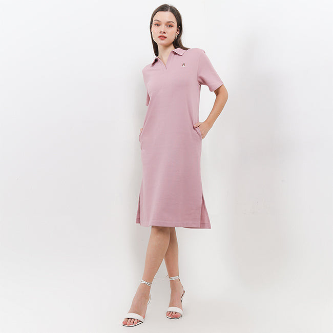Hush Puppies Pakaian Wanita Dress Albeme In Pink