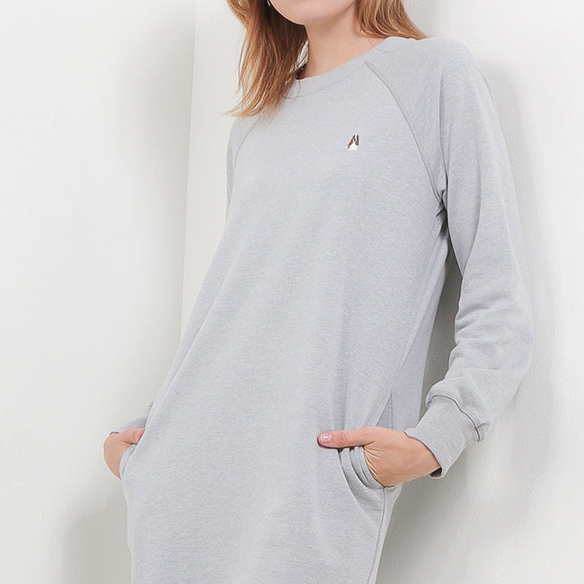 Hush Puppies Pakaian Wanita Dress Bsc Belly In Gray