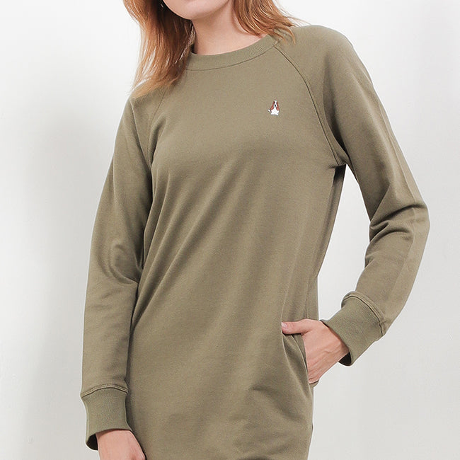 Hush Puppies Pakaian Wanita Dress Bsc Belly In Olive