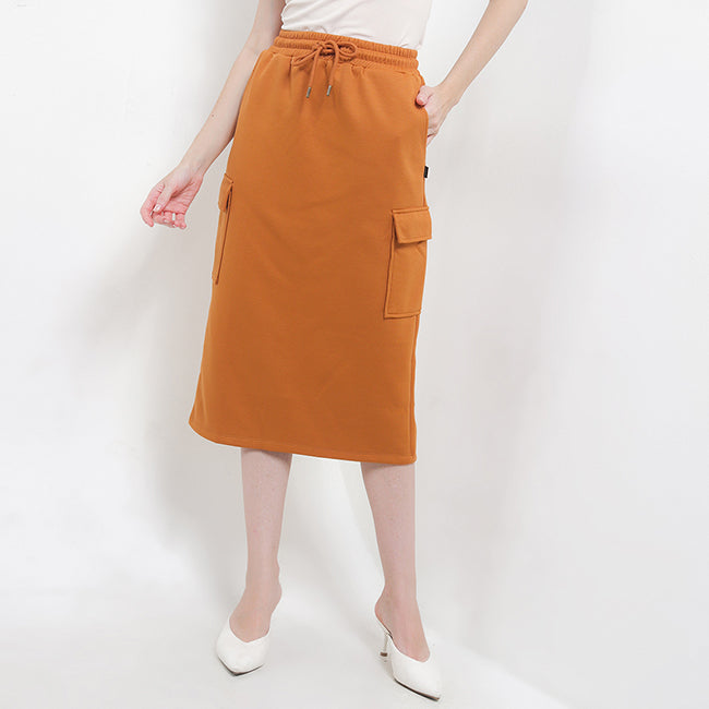Hush Puppies Pakaian Wanita Skirt Thelma Lsk In Camel