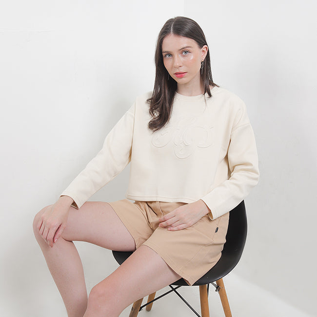 Hush Puppies Pakaian Wanita Shirt Thelma Po In Beige