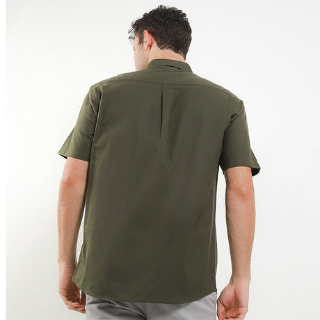 Hush Puppies Pakaian Pria Shirt Dillion 2 In Olive