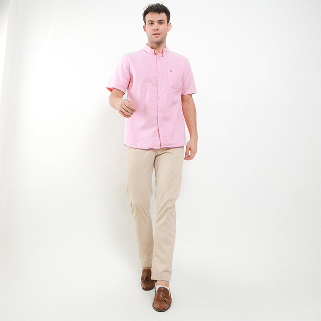 Hush Puppies Pakaian Pria Shirt Dillion 2 In Red