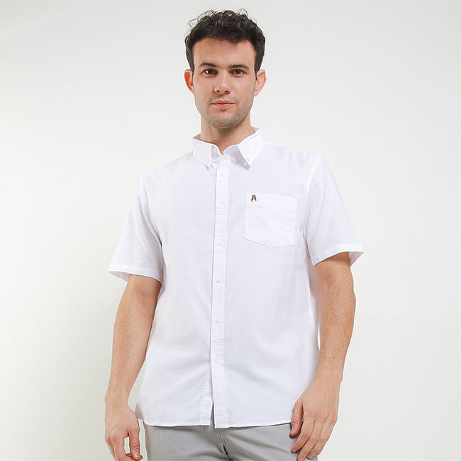 Hush Puppies Pakaian Pria Shirt Dillion 2 In White