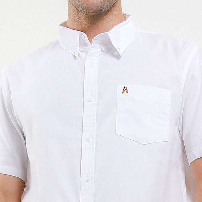 Hush Puppies Pakaian Pria Shirt Dillion 2 In White