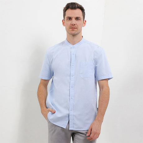 Hush Puppies Pakaian Pria Shirt Bsc Stromboli In Light Blue