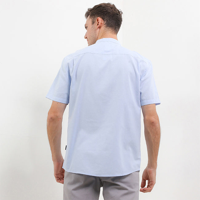 Hush Puppies Pakaian Pria Shirt Bsc Stromboli In Light Blue