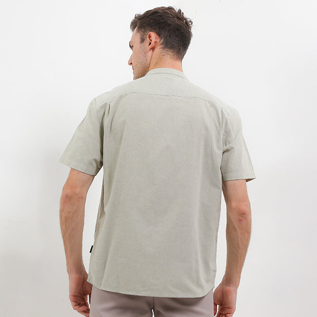 Hush Puppies Pakaian Pria Shirt Bsc Stromboli In Sage