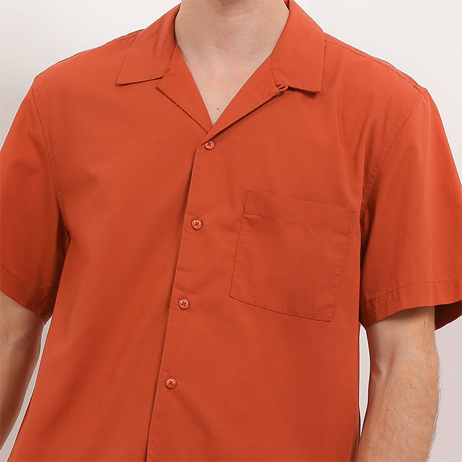 Hush Puppies Pakaian Pria Shirt Josue In Terracota