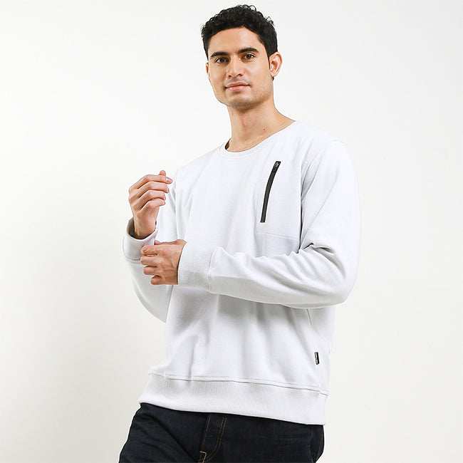 Hush Puppies Pakaian Outerwear Pria Burke In White