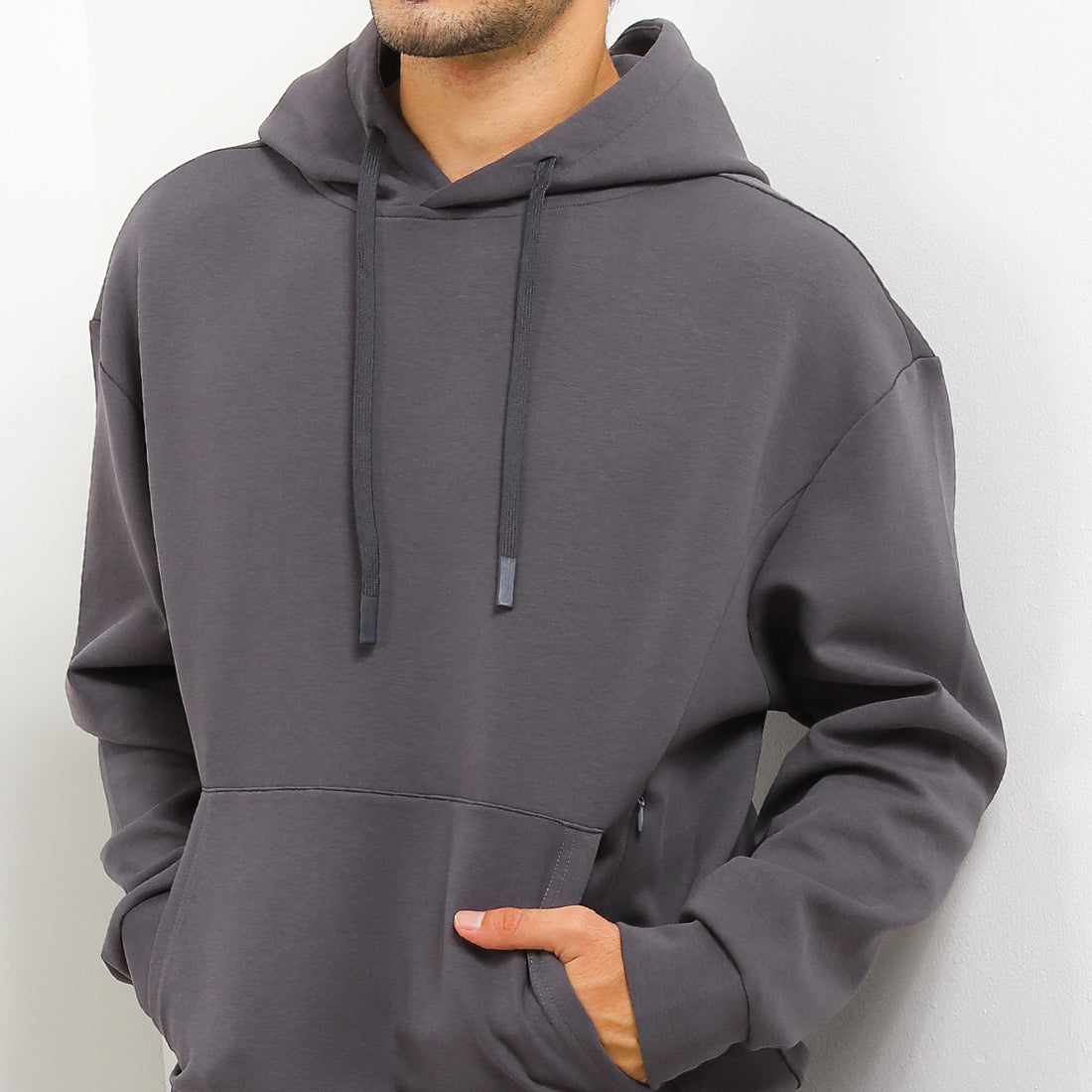 Hush Puppies Pakaian Pria Sweater Tr Lax Hd In Grey