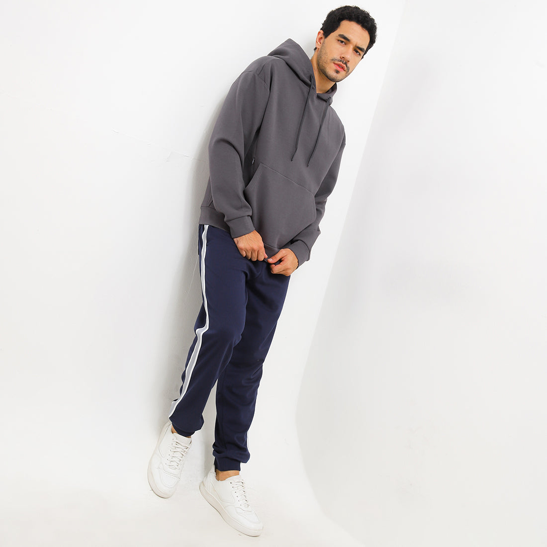 Hush Puppies Pakaian Pria Sweater Tr Lax Hd In Grey