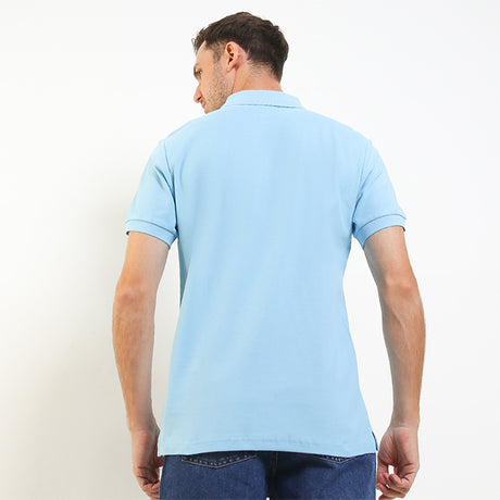 Hush Puppies Pakaian Pria Polo Seste In Light Blue