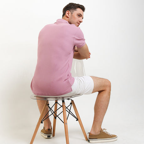 Hush Puppies Pakaian Pria Polo Seste In Pink