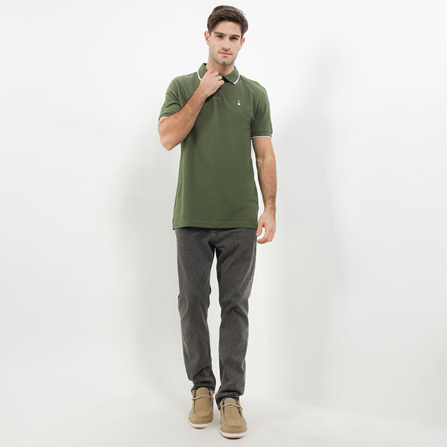 Hush Puppies Pakaian Pria Polo Fore In Green
