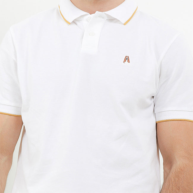 Hush Puppies Pakaian Pria Polo Fore In White
