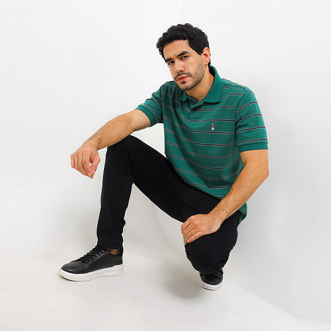 Hush Puppies Pakaian Pria Polo Bsc Morgan In Green