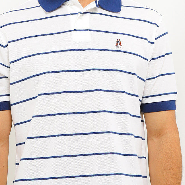 Hush Puppies Pakaian Pria Polo Bsc Morgan In White