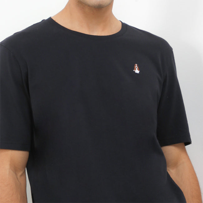 Hush Puppies Pakaian Pria T Shirt Leviero 4 In Black