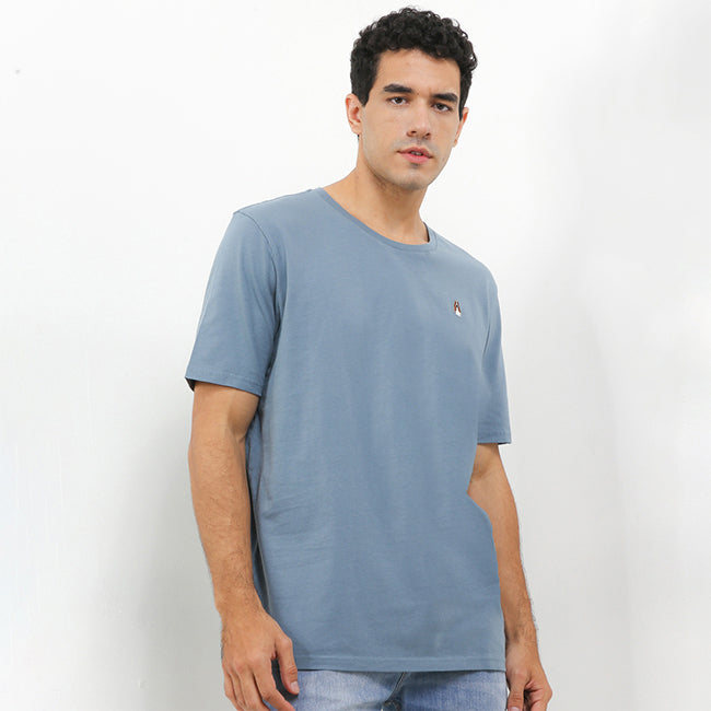 Hush Puppies Pakaian Pria T Shirt Leviero 4 In Blue