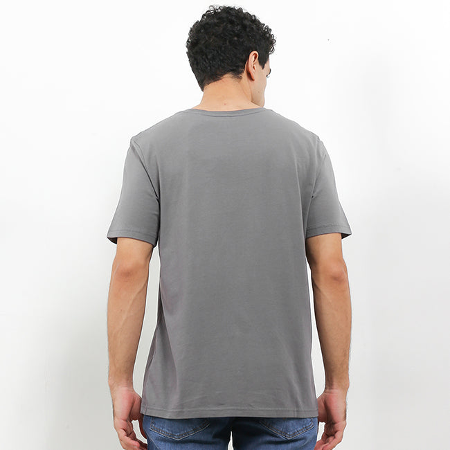 Hush Puppies Pakaian Pria T Shirt Leviero 4 In Dark Grey