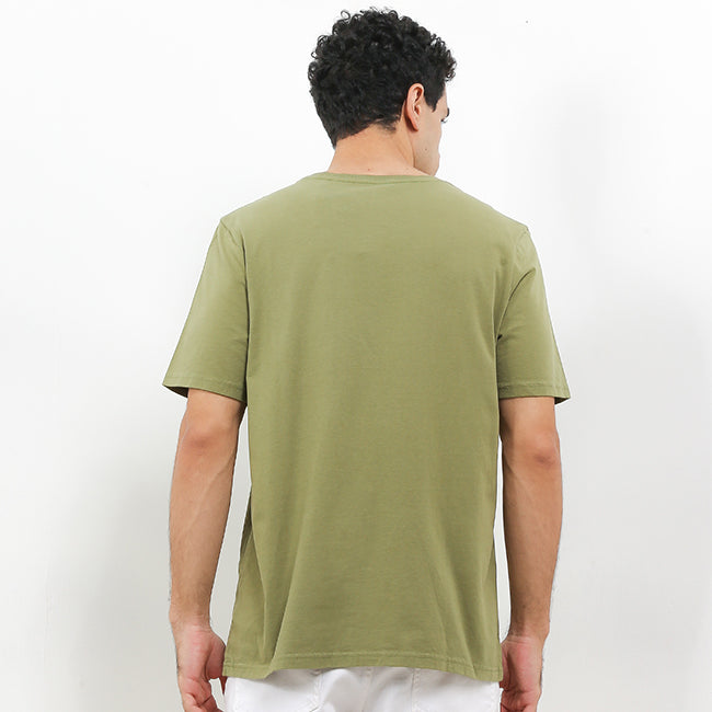 Hush Puppies Pakaian Pria T Shirt Leviero 4 In Olive