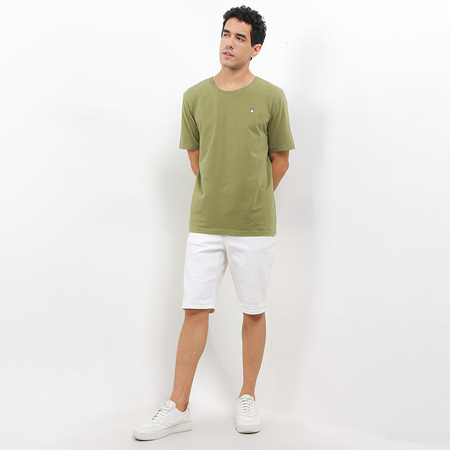 Hush Puppies Pakaian Pria T Shirt Leviero 4 In Olive
