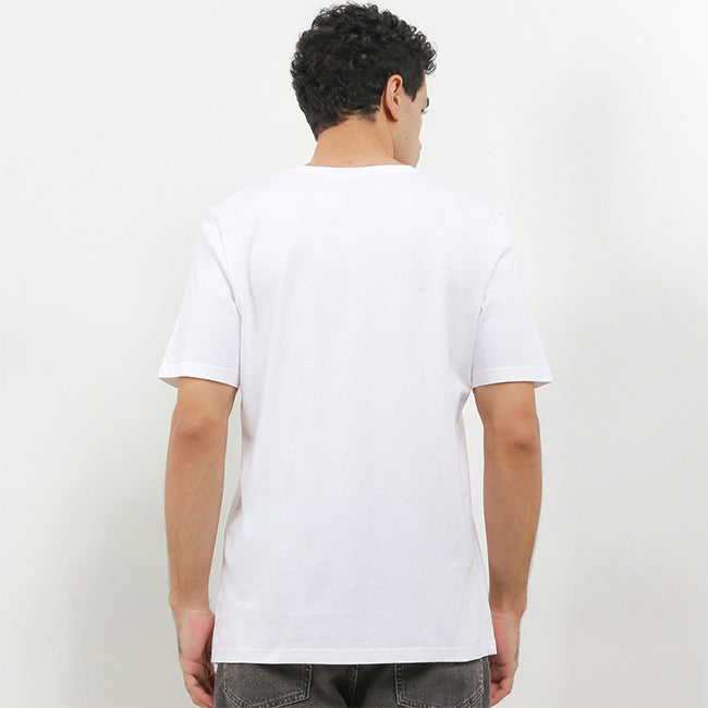 Hush Puppies Pakaian Pria T Shirt Leviero 4 In White