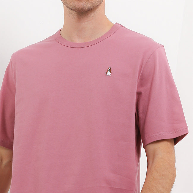 Hush Puppies Pakaian Pria T Shirt Bsc Sandwich In Pink