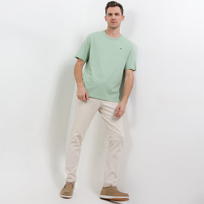 Hush Puppies Pakaian Pria T Shirt Bsc Sandwich In Sage