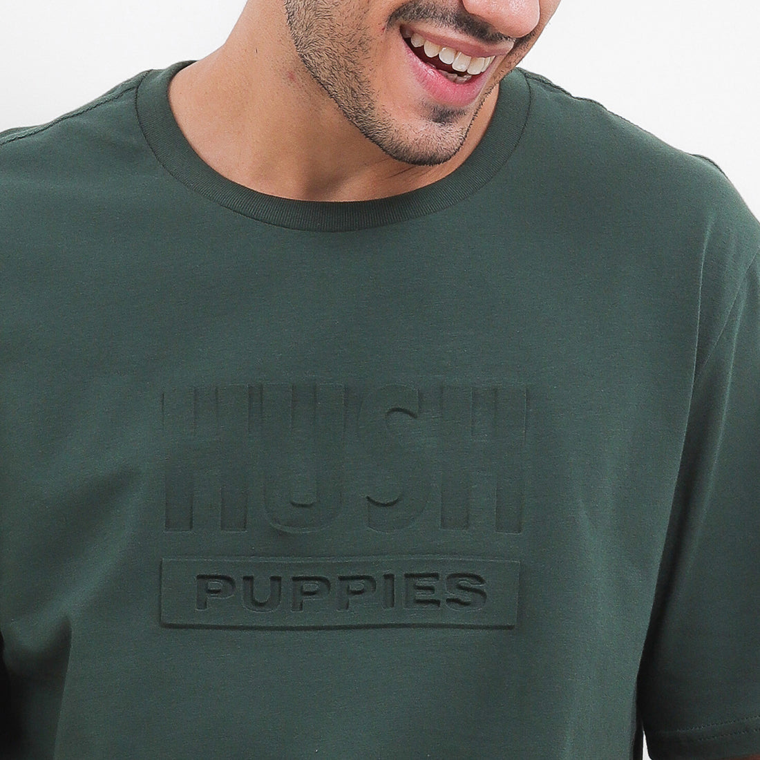 Hush Puppies Pakaian Pria T Shirt Hamish In Olive