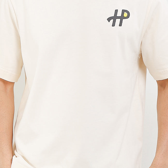 Hush Puppies Men Tops Hp Smiley X Smileyworld Tee In Cream