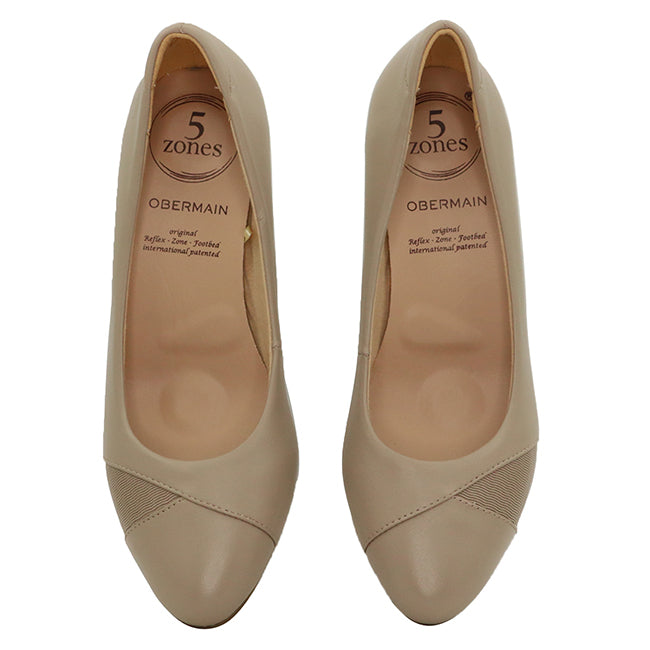 Obermain Sepatu Formal Wanita Agnes Wavy In Almond