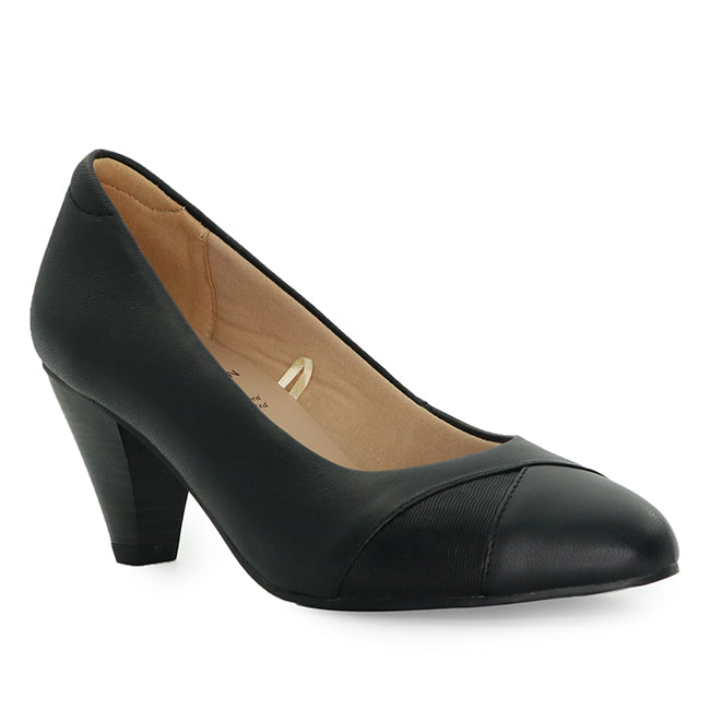 Obermain Sepatu Formal Wanita Agnes Wavy In Black