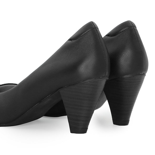 Obermain Sepatu Formal Wanita Agnes Wavy In Black