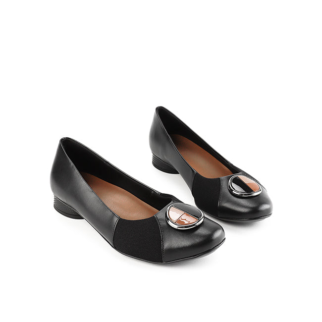 Obermain Sepatu Formal Wanita Honna Soul - Slip On In Black