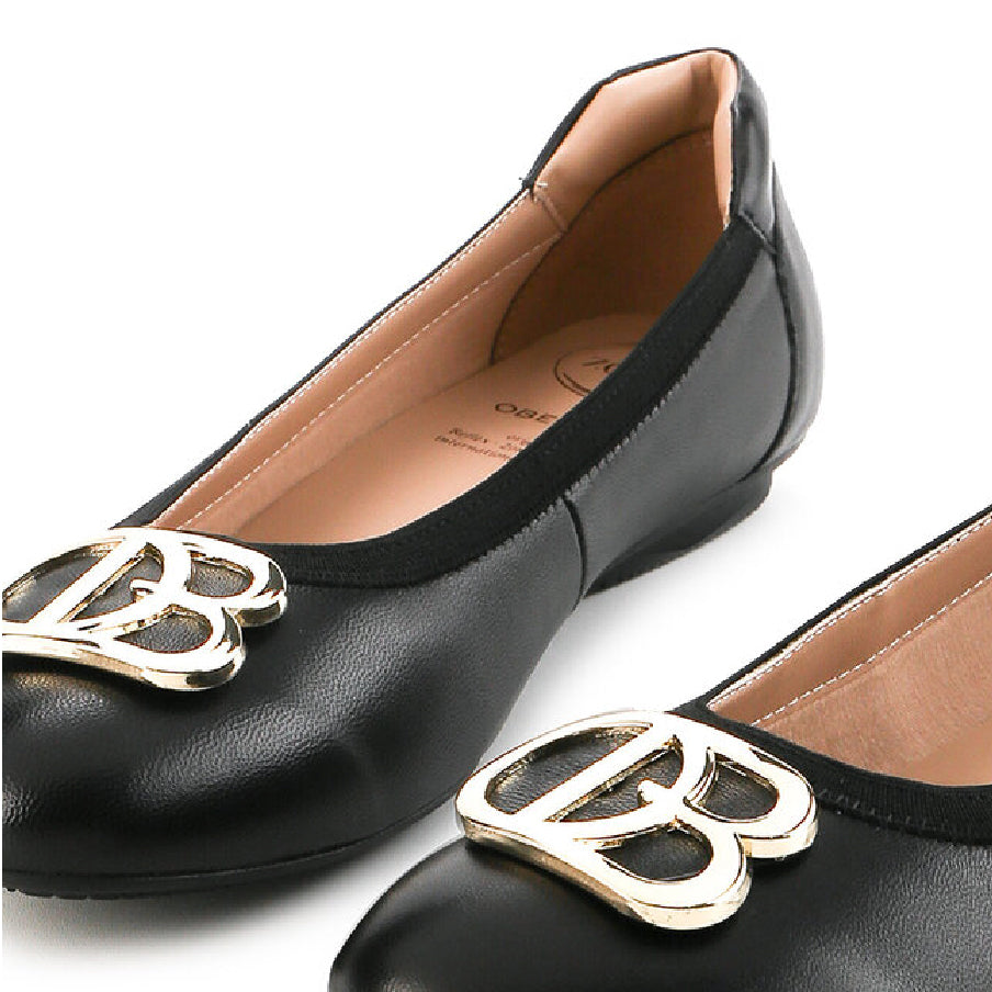 Obermain Sepatu Flats Wanita Harper Eleni In Black