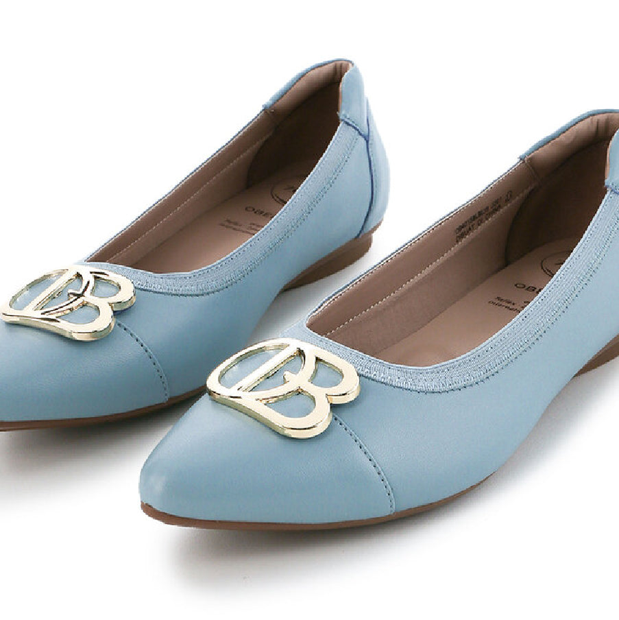 Obermain Sepatu Flats Wanita Halena Eleni In Light Blue