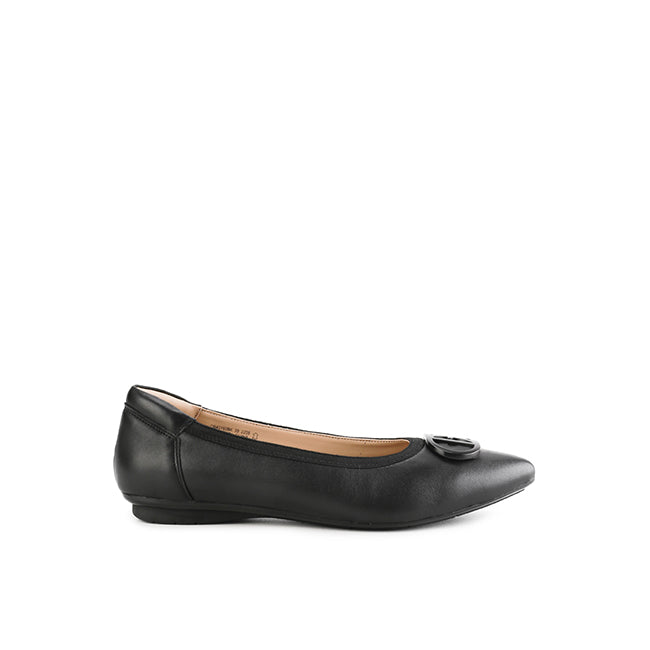 Obermain Sepatu Flats Wanita Halena Carol In Black
