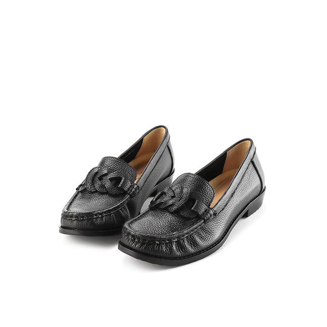 Obermain Sepatu Loafer Wanita Glora Helen In Black