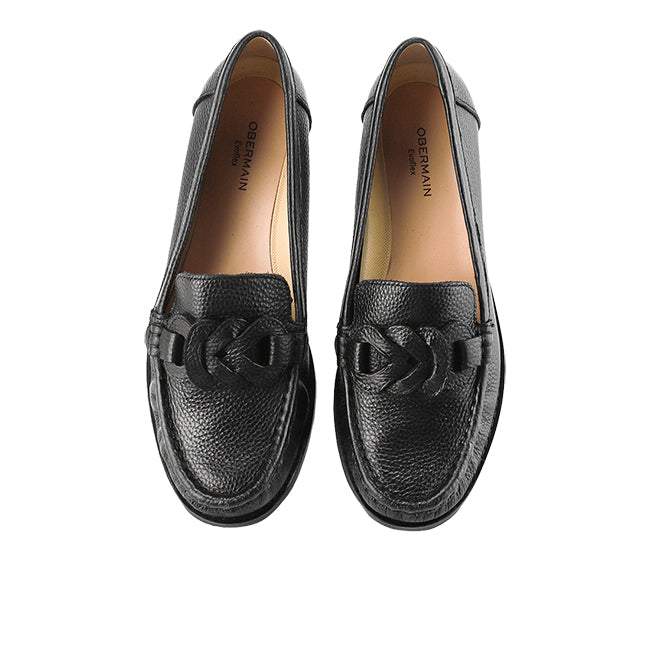 Obermain Sepatu Loafer Wanita Glora Helen In Black
