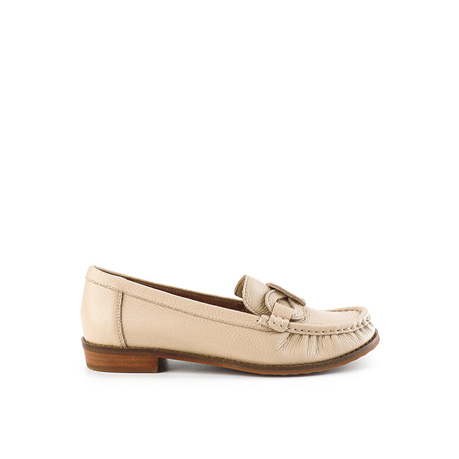 Obermain Sepatu Loafer Wanita Glora Helen In Cream