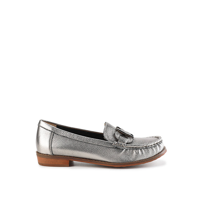 Obermain Sepatu Loafer Wanita Glora Helen In Pewter