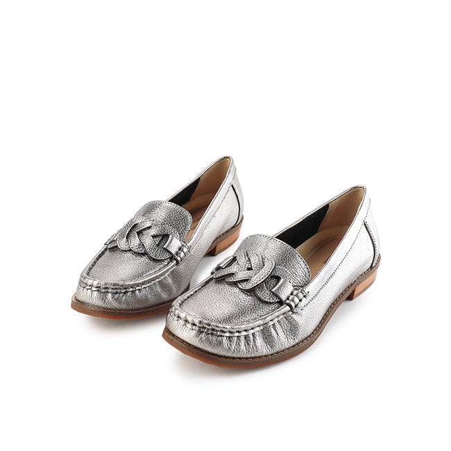 Obermain Sepatu Loafer Wanita Glora Helen In Pewter