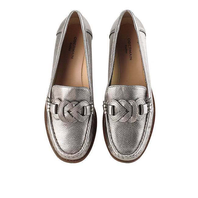 Obermain Sepatu Loafer Wanita Glora Helen In Pewter