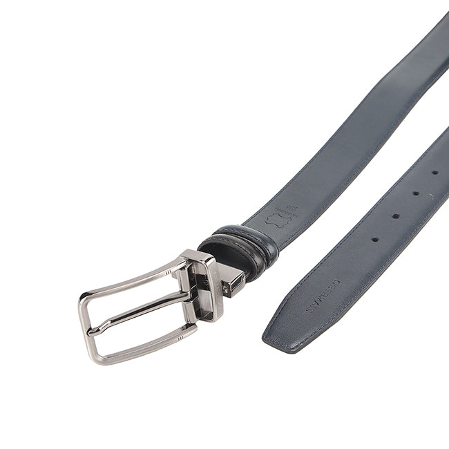 Obermain Aksesoris Unisex Belt Ronald Pin Clip Reversible In Black/Navy