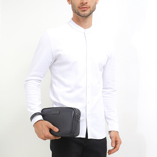 Obermain Men Bags Ryan Clutch-L In Navy