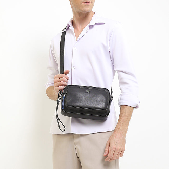 Obermain Men Bags Dennis Clutch-L In Black