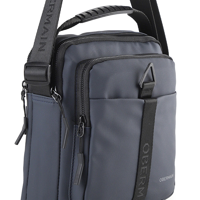 Obermain Men Kaleb 2 Sling Bag In Navy